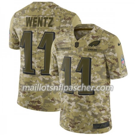 Maillot Philadelphia Eagles WENTZ 11 Nike Salute to Service - Homme